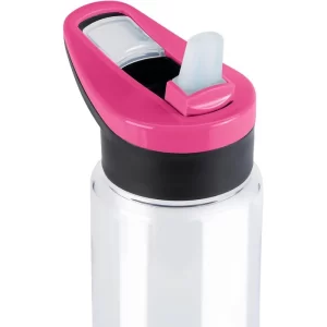 Emsa Trinkflasche Drink2Go Tritan Triangle N30310, 0,7 L, Kunststoff, Transparent / Pink 12
