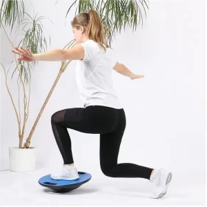 Sport-Tec Balance-Board Fitnesskreisel, Ø 40cm, Mit Griffen, Blau 12