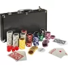 Maxstore Pokerkoffer 20030018 BLACK EDITION, Aluminium-Koffer, 2 Decks, Würfel, 300 Chips 16