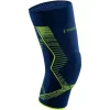 Medi Kniebandage Genumedi E+motion, Blau/grün, Mit Silikonring, Merino, Größe V 22